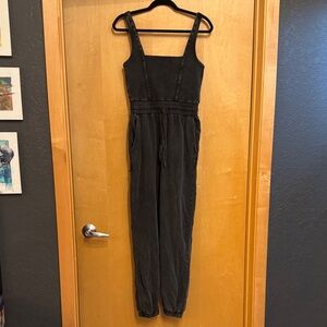 Black Sleeveless Jumpsuit - Curds & Whey